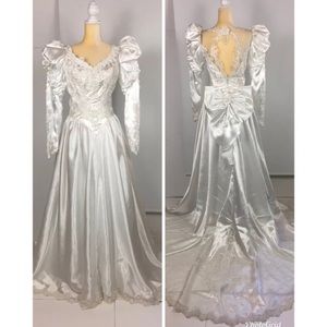Bridal Originals VTG Princess Wedding Gown Beaded